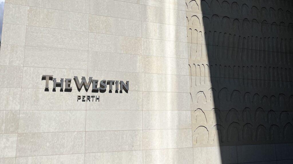 ザ・ウェスティン・パース　The Westin Perth　エントランス