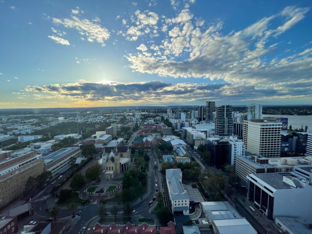 ザ・ウェスティン・パース　The Westin Perth　部屋　エグゼクティブスイート景色